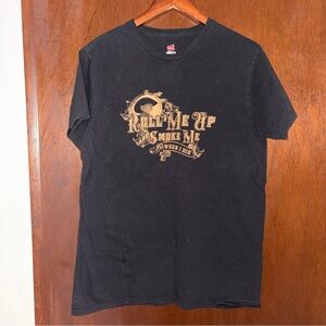 Unisex Willie Nelson Black Tee